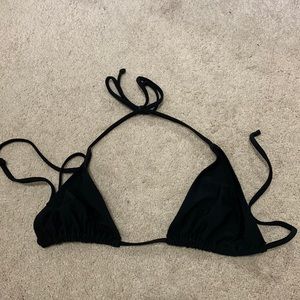 Black bikini top